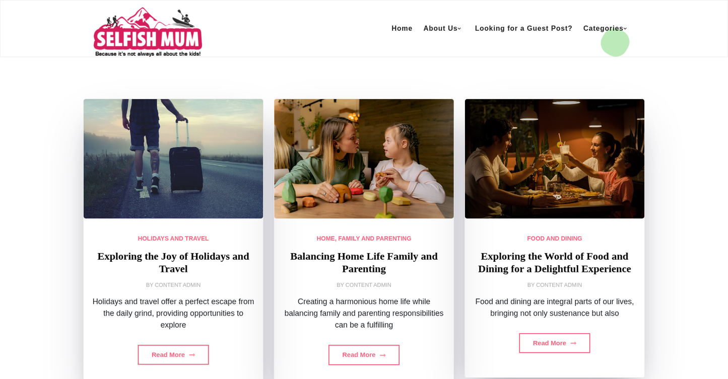 selfishmum.co.uk | DA15 DR2