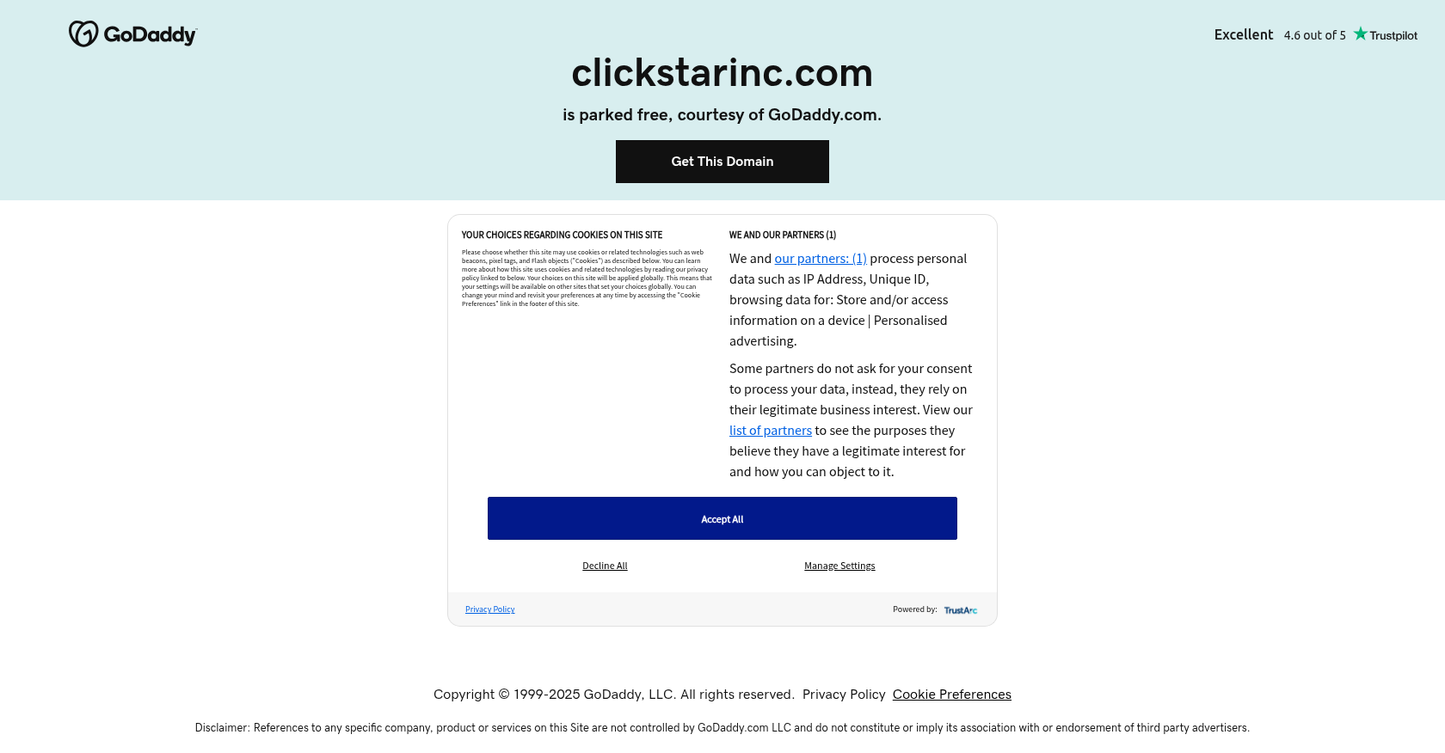 clickstarinc.com | DA25 DR9