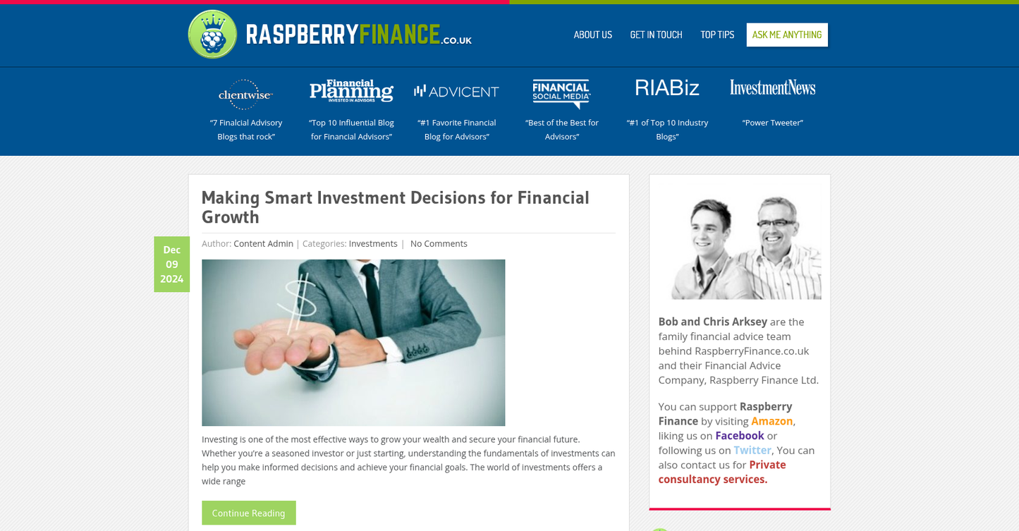 raspberryfinance.co.uk | DA6 DR0